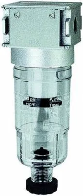 Filtru cu pahar policarbonat, seria Multifix Mini