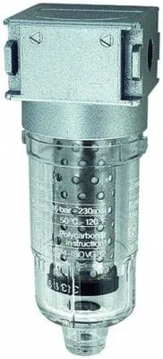 Filtru cu carbune activ, pahar policarbonat, seria Multifix Mini