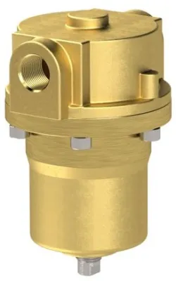 Filtru de presiune inalta cu supapa de golire manuala, 60 bar