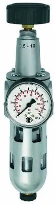 Filtru regulator cu pahar policarbonat si protectie pahar, seria Heavy Duty