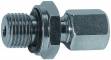 Fiting drept cu filet exterior si etansare M 22x1,5, tub Ø10mm, 315bar, otel galvanizat