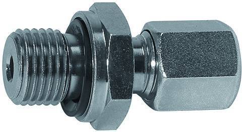 Fiting drept cu filet exterior si etansare, din diferite materiale