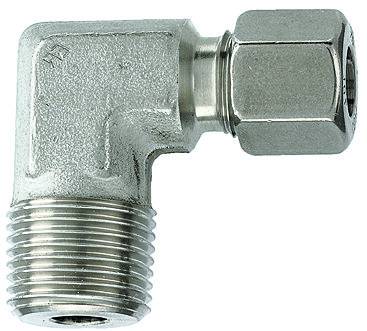 Fiting L cu filet exterior R 1/8&QUOT;, tub Ø4mm, 100bar, inox 1.4571