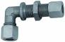 Fiting L pentru panou, tub Ø8mm, 315bar, otel galvanizat