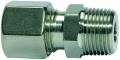 Fiting drept cu filet exterior R 1/8&QUOT;, tub Ø4mm, 100bar, inox 1.4571