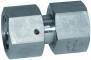 Fiting drept de legatura cu strangere reglabila, piulita M 30x2, tub Ø22mm, 160bar, inox 1.4571