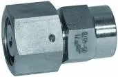 Fiting manometru cu strangere reglabila si filet interior, etansare conica, din inox 1.4571
