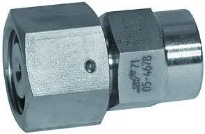 Fiting manometru cu strangere reglabila si filet interior, etansare conica, din inox 1.4571