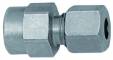 Fiting pentru manometru, filet interior G 1/2&QUOT;, tub Ø8mm, 630bar, otel galvanizat