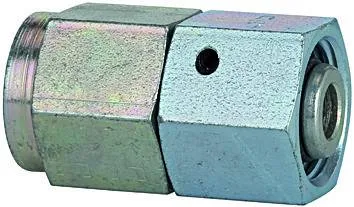 Fiting manometru cu strangere reglabila si filet interior, etansare conica, din otel galvanizat