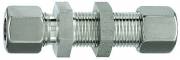 Fiting drept pentru panou, tub Ø8mm, 315bar, inox 1.4571