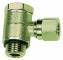 Fiting L banjo cu filet exterior etansat cu O-ring, din diferite materiale
