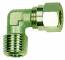 Fiting L cu filet exterior R 3/8&QUOT;, tub Ø12mm, 60bar, alama nichelata