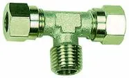 Fiting T cu filet exterior, din diferite materiale