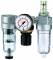Grup preparare, 3 piese, pahar policarbonat, manometru, vizor PA, seria Heavy Duty Mini
