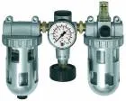 Grup preparare, 3 piese, seria Heavy Duty, G 1/4, 0,5-10 bar, max 16 bar, 600 l/min, 5μm