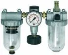 Grup preparare, 3 piese, seria Heavy Duty, G 1 1/2, 0,5-10 bar, max 16 bar, 5000 l/min, 40μm