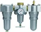 Grup preparare, 3 piese, pahar metalic si vizor metalic (zinc-sticla-NBR), seria Heavy Duty