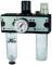 Service unit, 3-piece with polycarbonate bowl and PA sight dome, Multifix series