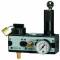 SAFETY service unit set, comprising a ball valve with silencer, start-up valve and pressure regulator with lock cylinder, Multifix series