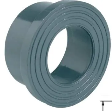 Guler pentru flansa striata, conexiune prin lipire, PVC-U