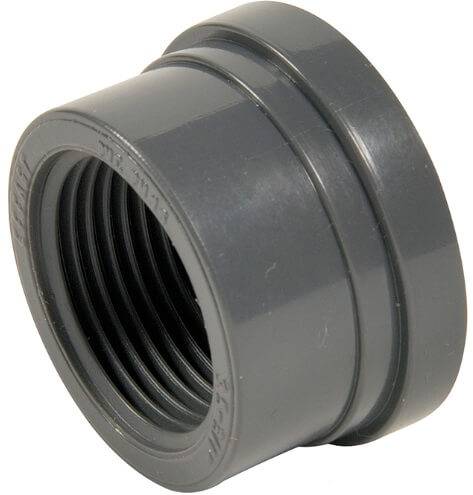 Guler pentru niplu detasabil, filet interior, PVC-U