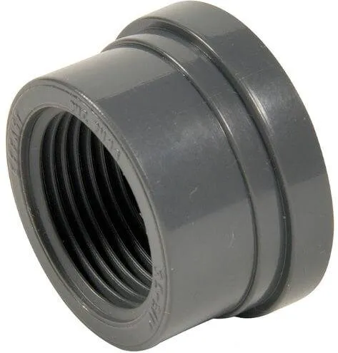 Guler pentru niplu detasabil, filet interior, PVC-U