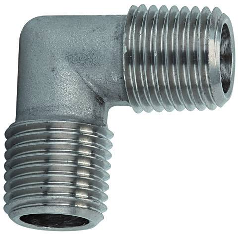 Cot 90° cu filete exterioare cu filete exterioare R 1/2&QUOT;, inox AISI 316