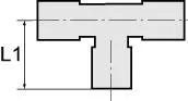 Fiting T cu 2 conexiuni tip inel taietor si 1 cu strangere reglabila, etansare conica, din inox 1.4571