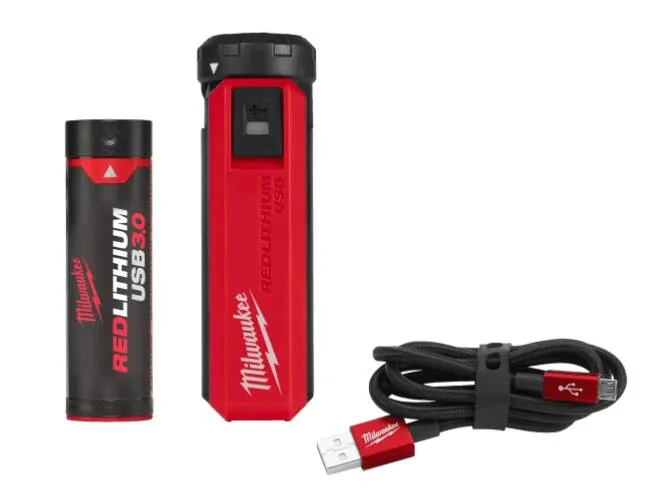 Kit REDLITHIUM USB sursa de alimentare portabila si incarcator - L4 PPS