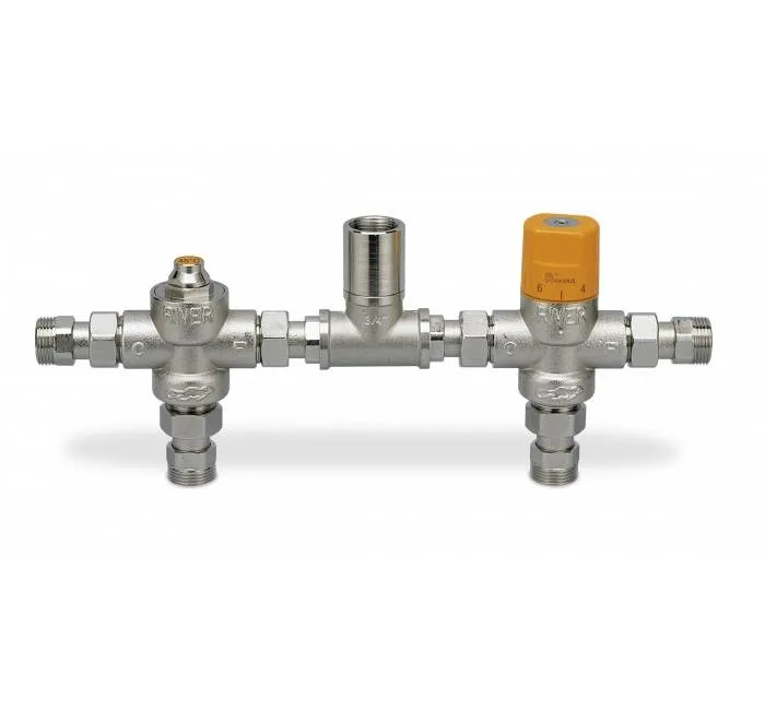 Kit termostatic cu robinet amestec si derivatie