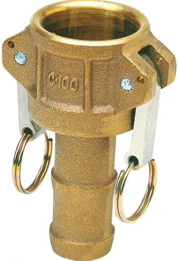 Conector KAMLOK din alama, cu conector furtun, tip C