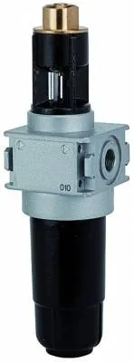 Lubrificator cu pahar metalic si vizor metalic (zinc-sticla-NBR), seria Multifix Mini