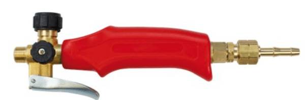 Maner arzator din plastic cu tub de conectare si reglaj, M14x1, G 3/8 LH