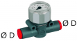 Manometru traseu cu conexiuni push-in 8 mm