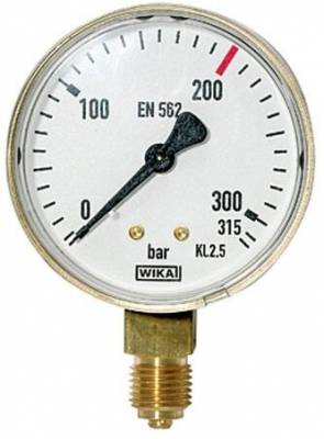 Manometru pentru gaze neutre, atac radial G 1/4, 0-315 bar, Ø63 mm
