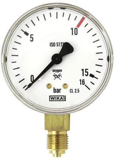 Manometru presiune de lucru pentru regulator, atac radial acetilena, 0-2,5 bar