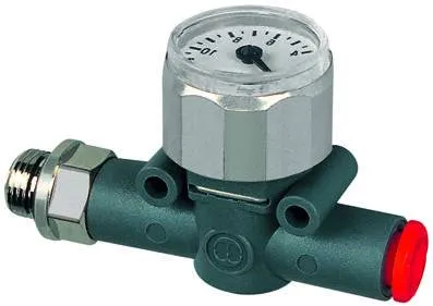 Manometru traseu - cupla push-in si filet exterior