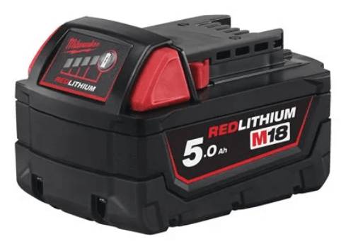 Set acumulatori M18 5.0 Ah, 2 acumulatoare - Milwaukee M18 NRG 502