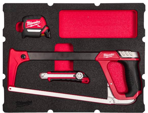 Insertie spuma PACKOUT cu 4 scule masurare si taiere - Milwaukee