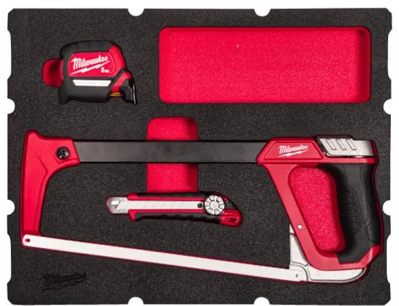 Insertie spuma PACKOUT cu 4 scule masurare si taiere - Milwaukee