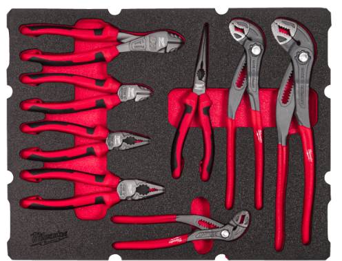 Insertie spuma PACKOUT cu 8 clesti - Milwaukee