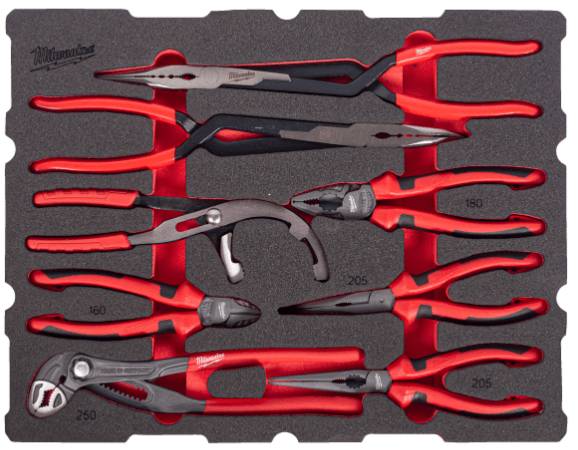 Set insertie spuma PACKOUT clesti - Milwaukee