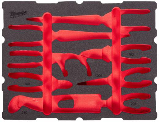 Insertie din spuma PACKOUT de schimb pentru set de clesti, 8 piese - Milwaukee