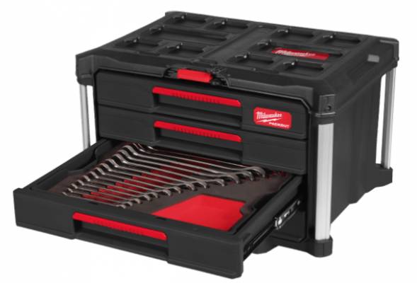 Set PACKOUT echipat cu chei, 62 de piese - Milwaukee