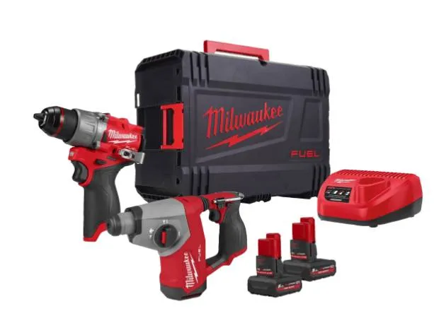 Set scule M12 FUEL - Milwaukee M12 FPP2BG2-502X