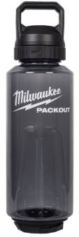 Sticla de plastic PACKOUT 1420 ml, negru cu capac chug - Milwaukee
