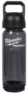 Sticla de plastic PACKOUT 710 ml, negru cu capac chug - Milwaukee