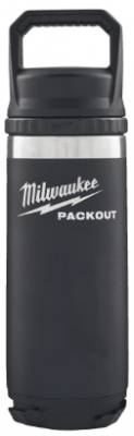 Sticla PACKOUT 532 ml, negru cu capac chug - Milwaukee