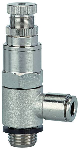 Mini regulator de presiune cu filet exterior si cupla push-in